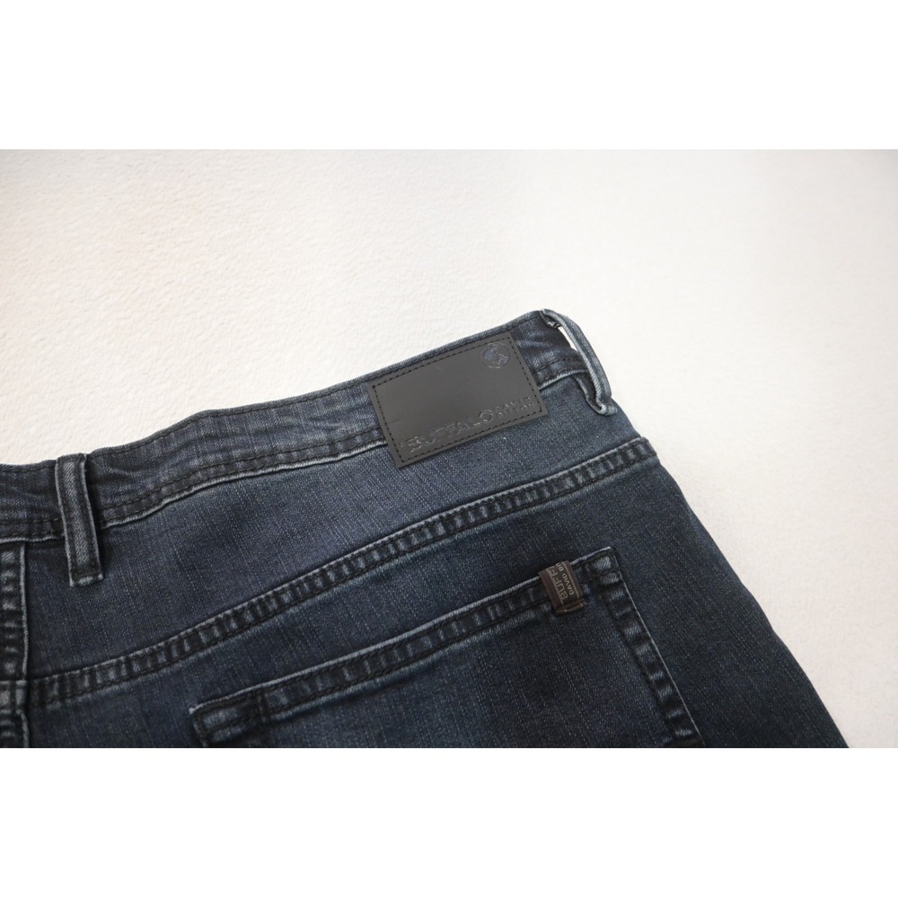 Buffalo David Bitton Jackson Jeans Mens 40x32 Dark Wash Slim Straight Excellent
